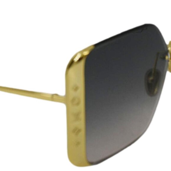 Louis Vuitton  LV Moon Z1994U Metal Frame Gradient Blue Square Sunglasses Gold - Picture 8 of 9